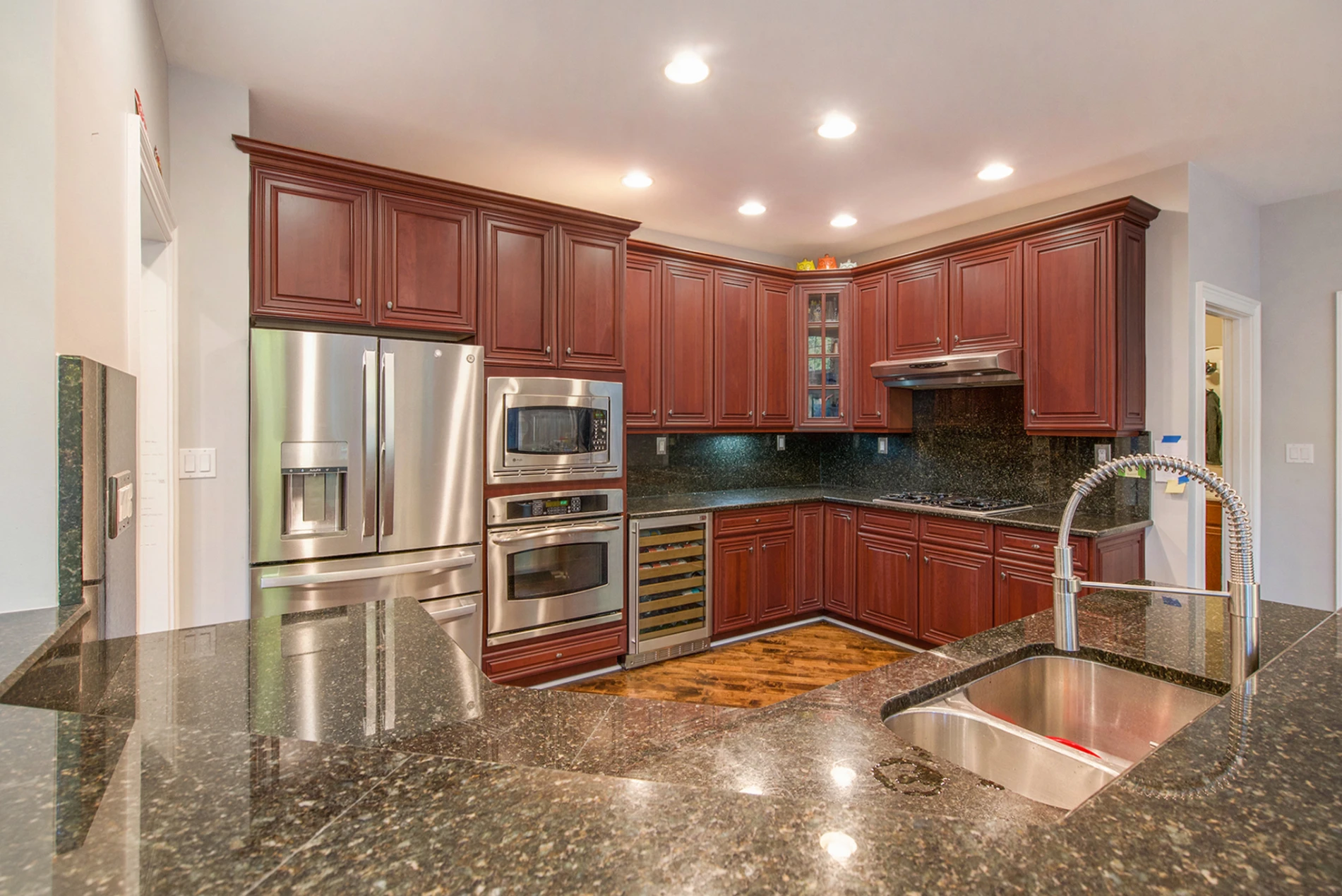 Kitchen Cabinet Painting Before