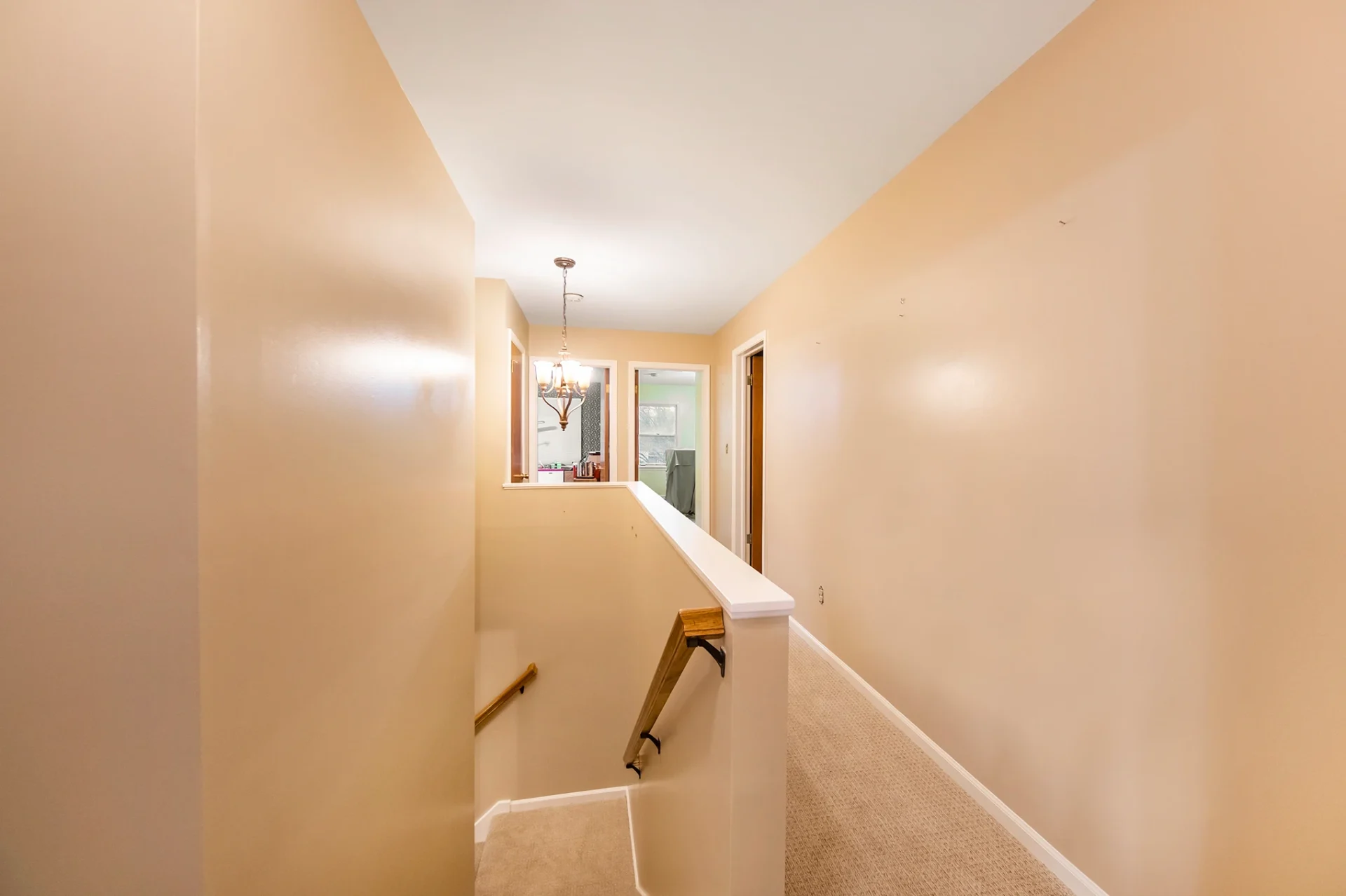 Stair Case Wall Painting After