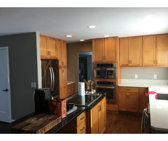 Devine Cabinet Painting Project Before