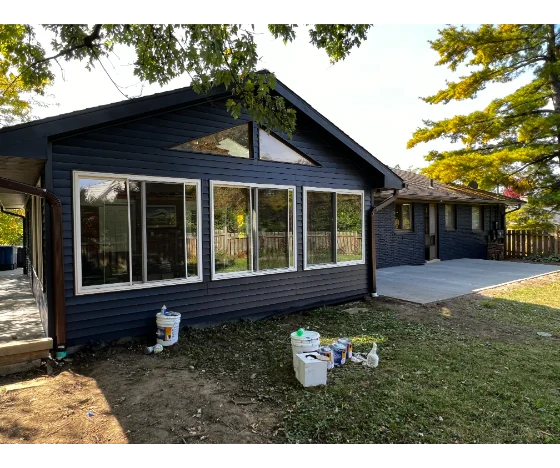 White Steph Exterior Painting Project After